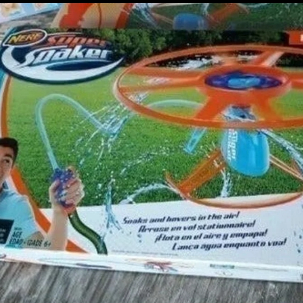 NERF WATER Hover BLASTER & Grand Slam Basebal
